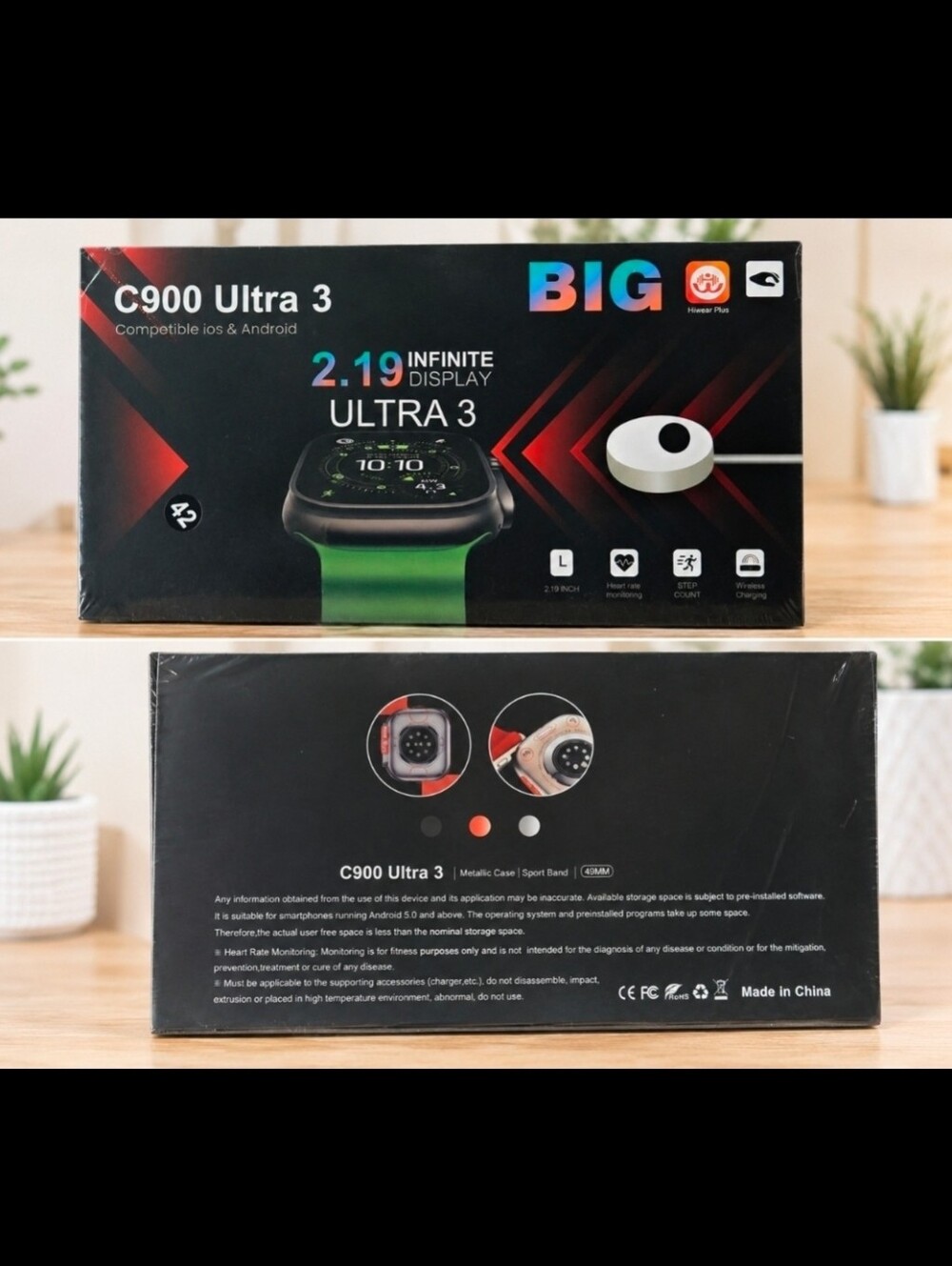 C900 Ultra 3 Smartwatch | Apple Watch Ultra Style | iPhone & Android Compatible
